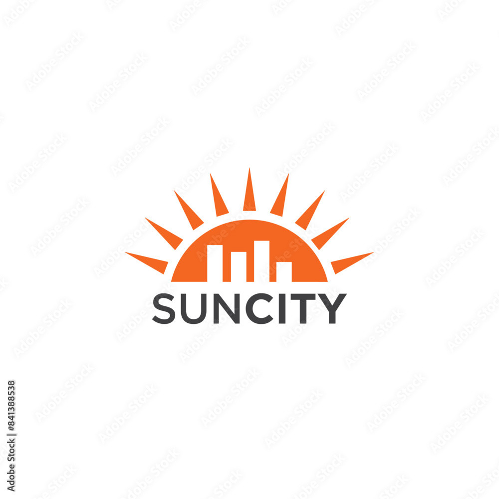 Fototapeta premium Sun City Logo