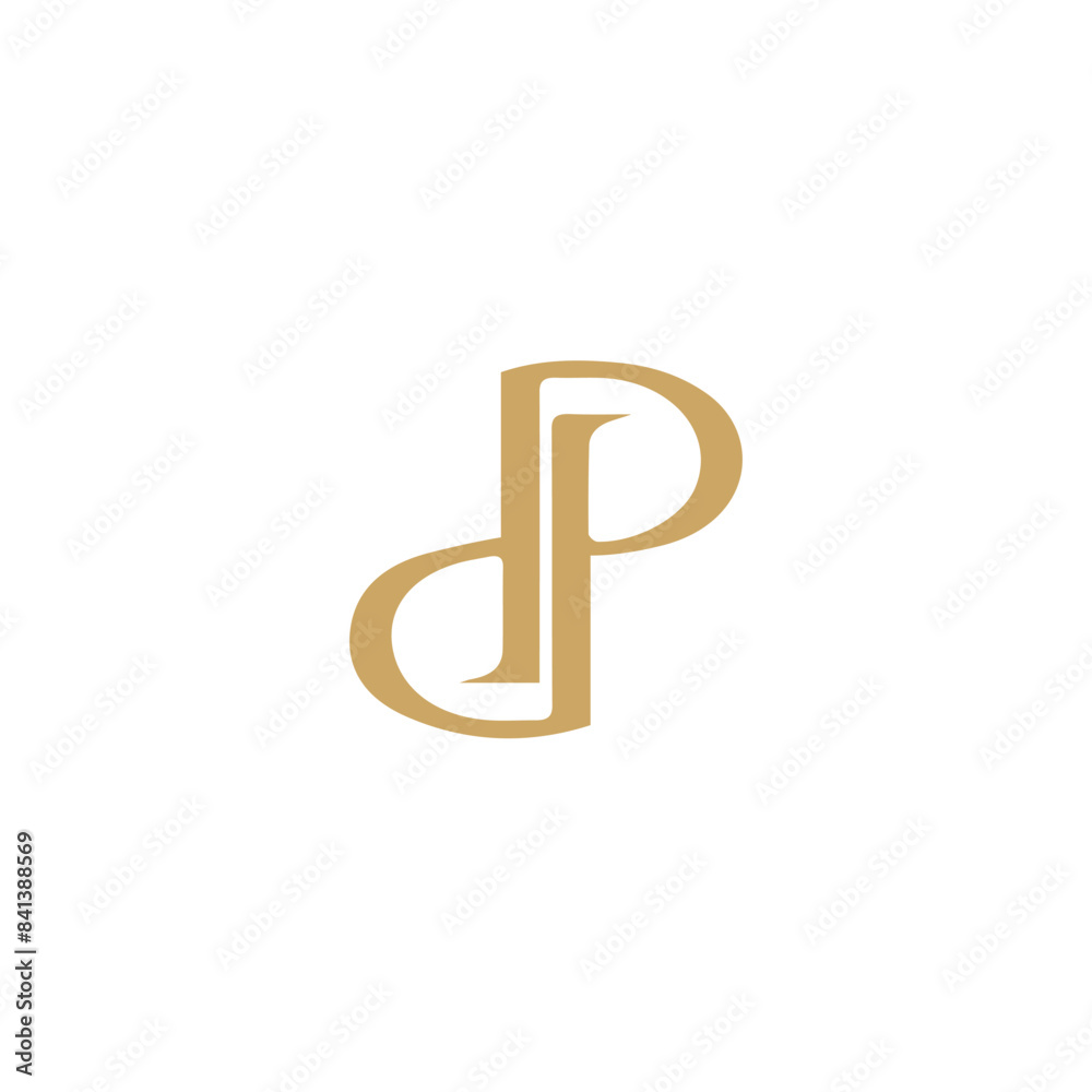 Obraz premium Logo Letter dp