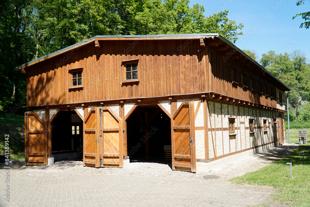 Stable at former Prussian Boyen Fortress - Gizycko, Poland Stable at former Prussian Boyen Fortress - Gizycko, Poland