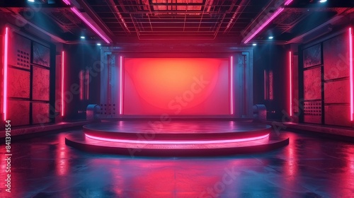 Virtual backdrop for a TV studio with a chroma screen
