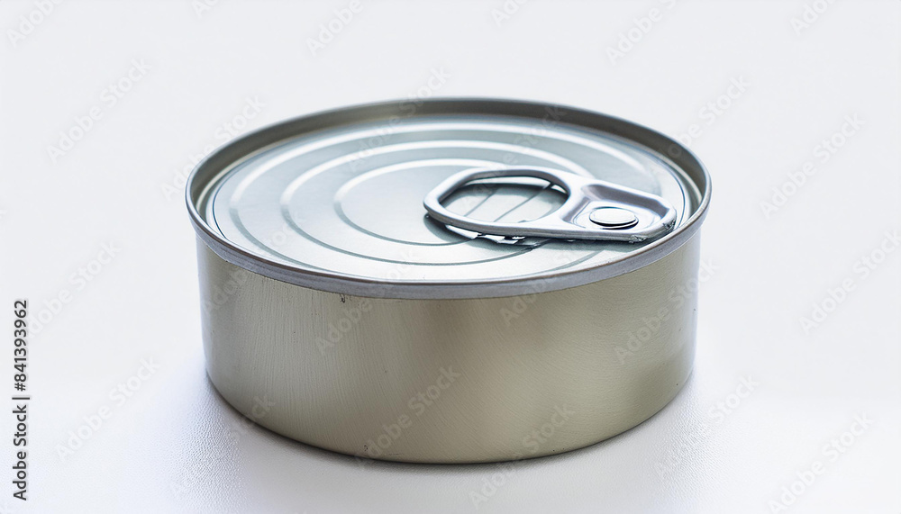 Aluminium can, tin container. Food preservation or canning container mock-up. Aluminium can, tin container. Food preservation or canning container mock-up.