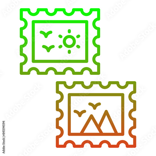 Stamp collecting Icon