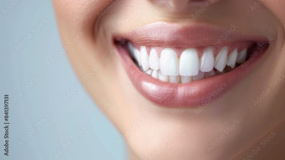 Obraz premium Implanting White Teeth Choosing Between a Healthy Tooth or Dental Surgery