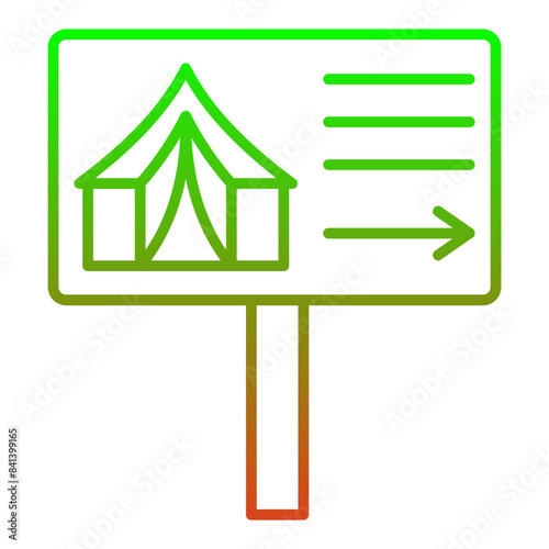Camping zone Icon