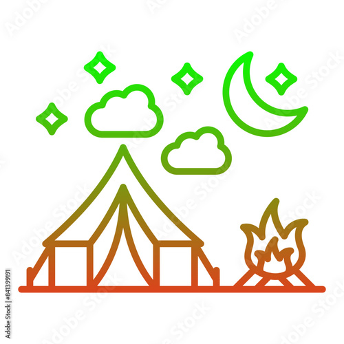 Night camp Icon