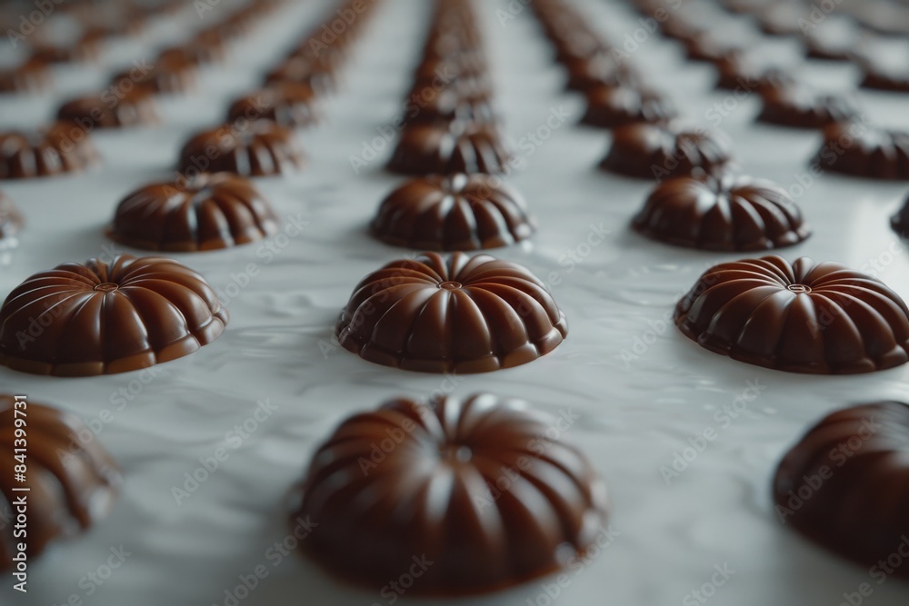 Artistic arrangement of gourmet truffles with intricate patterns, set against a clean background, showcasing a luxurious and indulgent treat Artistic arrangement of gourmet truffles with intricate patterns, set against a clean background, showcasing a luxurious and indulgent treat