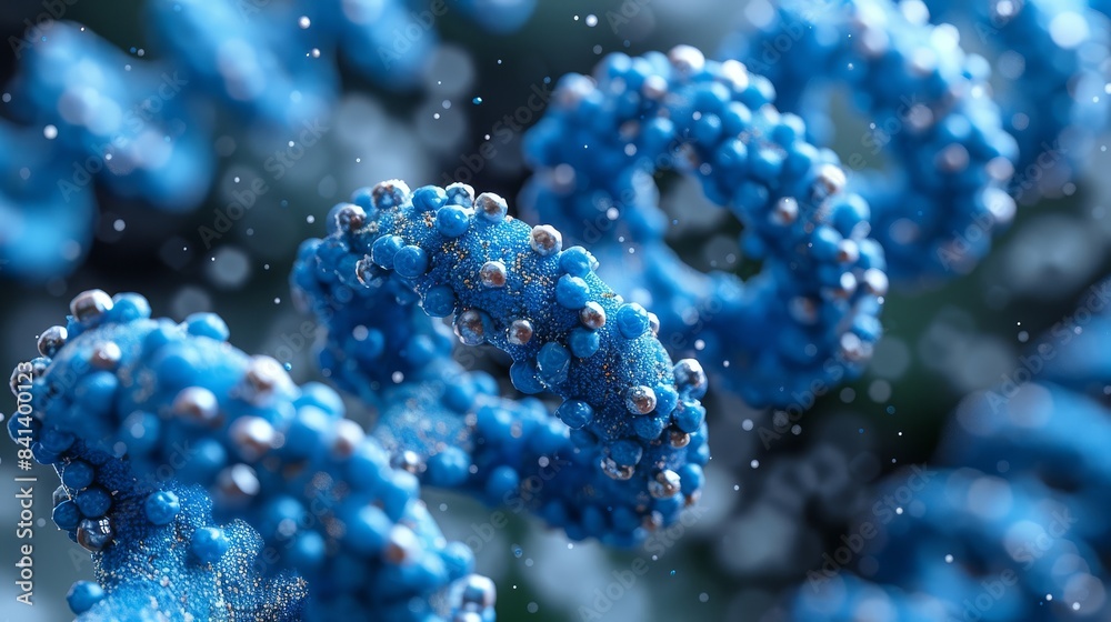 3D medical background with DNA strands. Molecules 3D medical background with DNA strands. Molecules