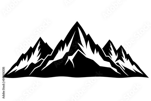 mountains vector illustration © Jutish