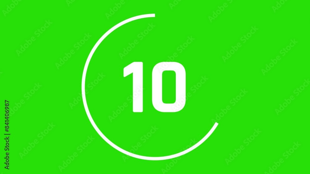 Timer 15 seconds animation countdown Timer 15 seconds animation countdown