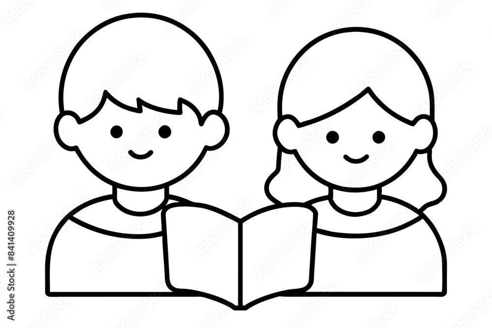 english courses for children silhouette vector illustration english courses for children silhouette vector illustration