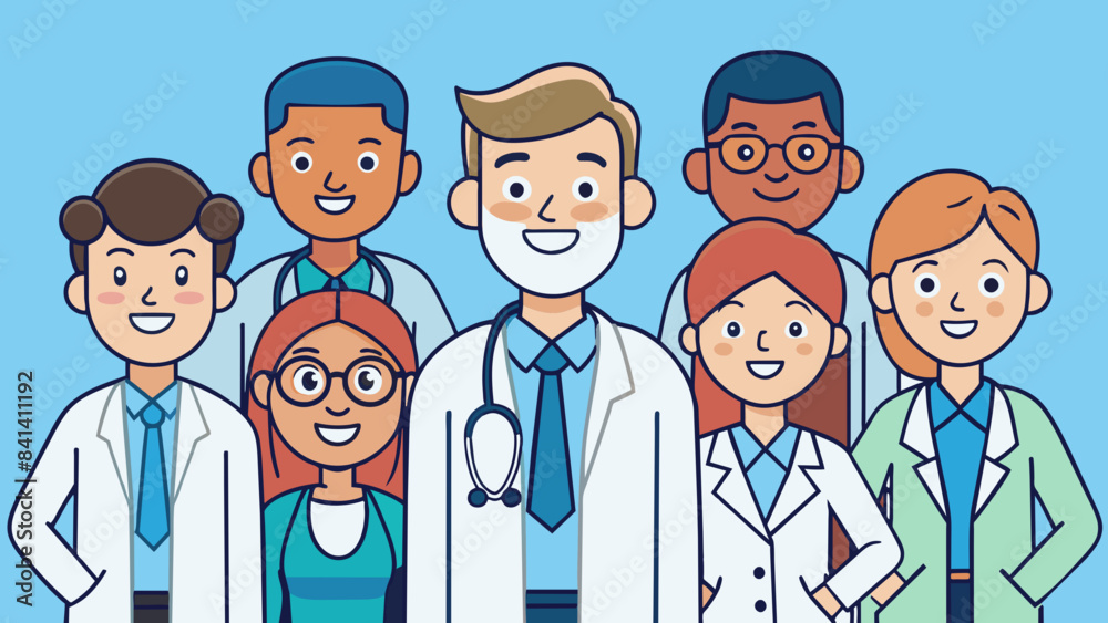 doctor group vector illustration doctor group vector illustration