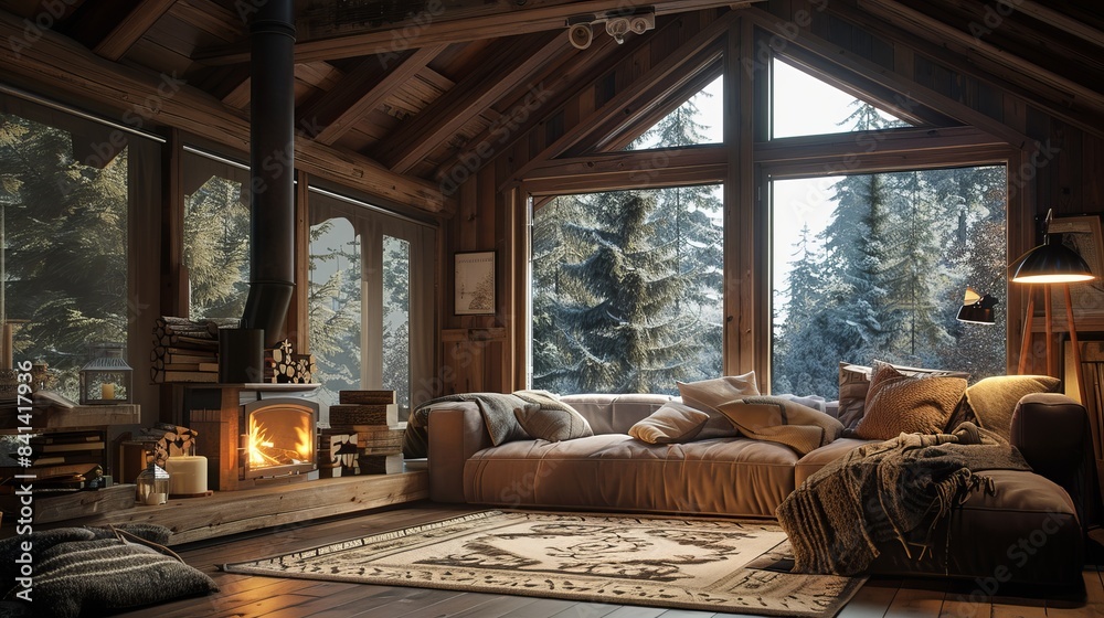 Cozy and Stylish Living Rooms with Rustic and Nature-Inspired Interiors Featuring Comfortable Sofas, Indoor Plants, and Inviting Fireplaces Cozy and Stylish Living Rooms with Rustic and Nature-Inspired Interiors Featuring Comfortable Sofas, Indoor Plants, and Inviting Fireplaces