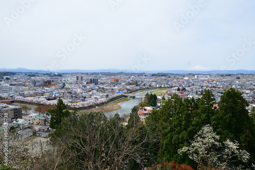 横手城からの眺望（秋田県）