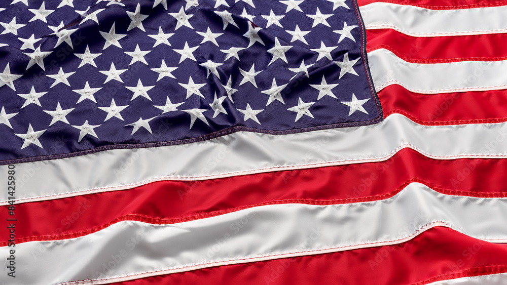 Obraz premium American Independence day background with american flag 