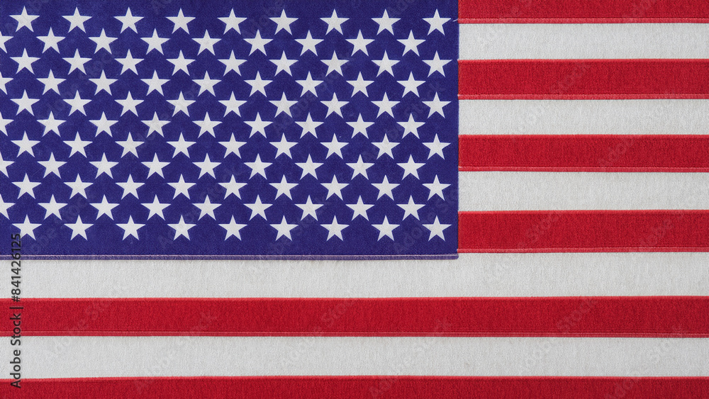 Naklejka premium American Independence day background with american flag