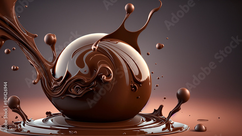  World Chocolate Day special background design