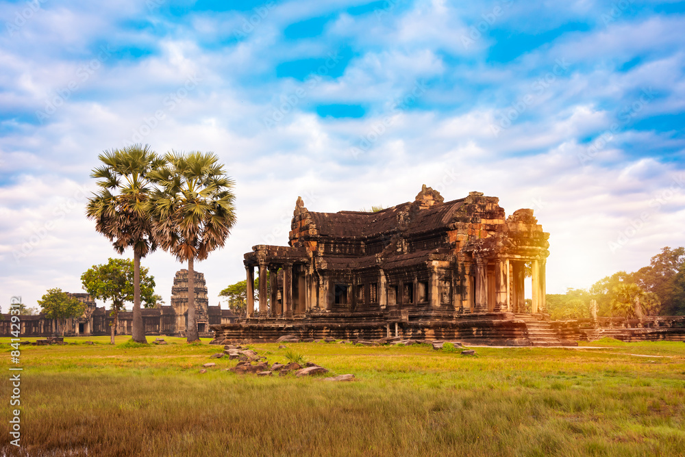 Angkor Wat, ancient temple ruins in Cambodia Angkor Wat, ancient temple ruins in Cambodia