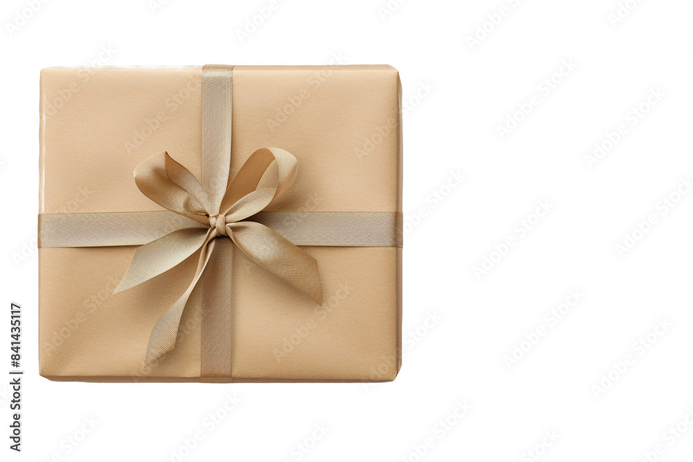 paper gift box with ribbon isolated on transparent background paper gift box with ribbon isolated on transparent background