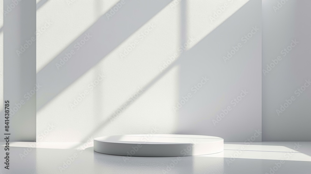 The background of this presentation is minimal and light beige. It's accompanied by a light pink wall in the interior with built-in lighting and a smooth floor in the peach fuzz color 2024. The background of this presentation is minimal and light beige. It's accompanied by a light pink wall in the interior with built-in lighting and a smooth floor in the peach fuzz color 2024.