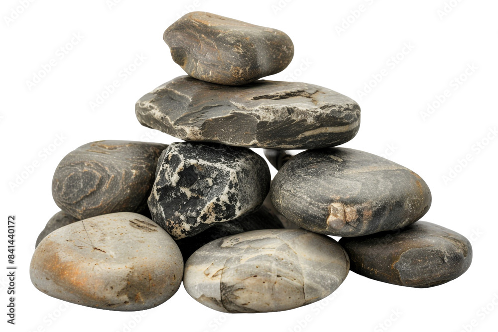 pile of stones isolated on transparent background pile of stones isolated on transparent background