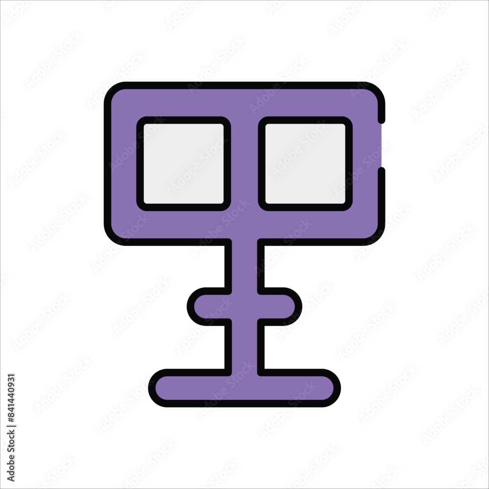 Fototapeta premium Sign vector icon