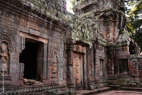 Angkor Thom  ancient temple ruins in Cambodia