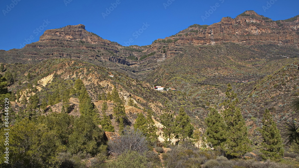 Landscape at the hiking track Merendero del Algarrobero at San Bartolome de Tirajana on Gran Canaria,Canary Islands,Spain,Europe
Landscape at the hiking track Merendero del Algarrobero at San Bartolome de Tirajana on Gran Canaria,Canary Islands,Spain,Europe