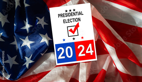 Quadro su tela Politics and voting concept