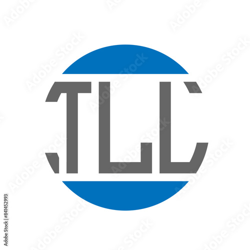 TLL letter logo design on white background. TLL creative initials circle logo concept. TLL letter design. photo