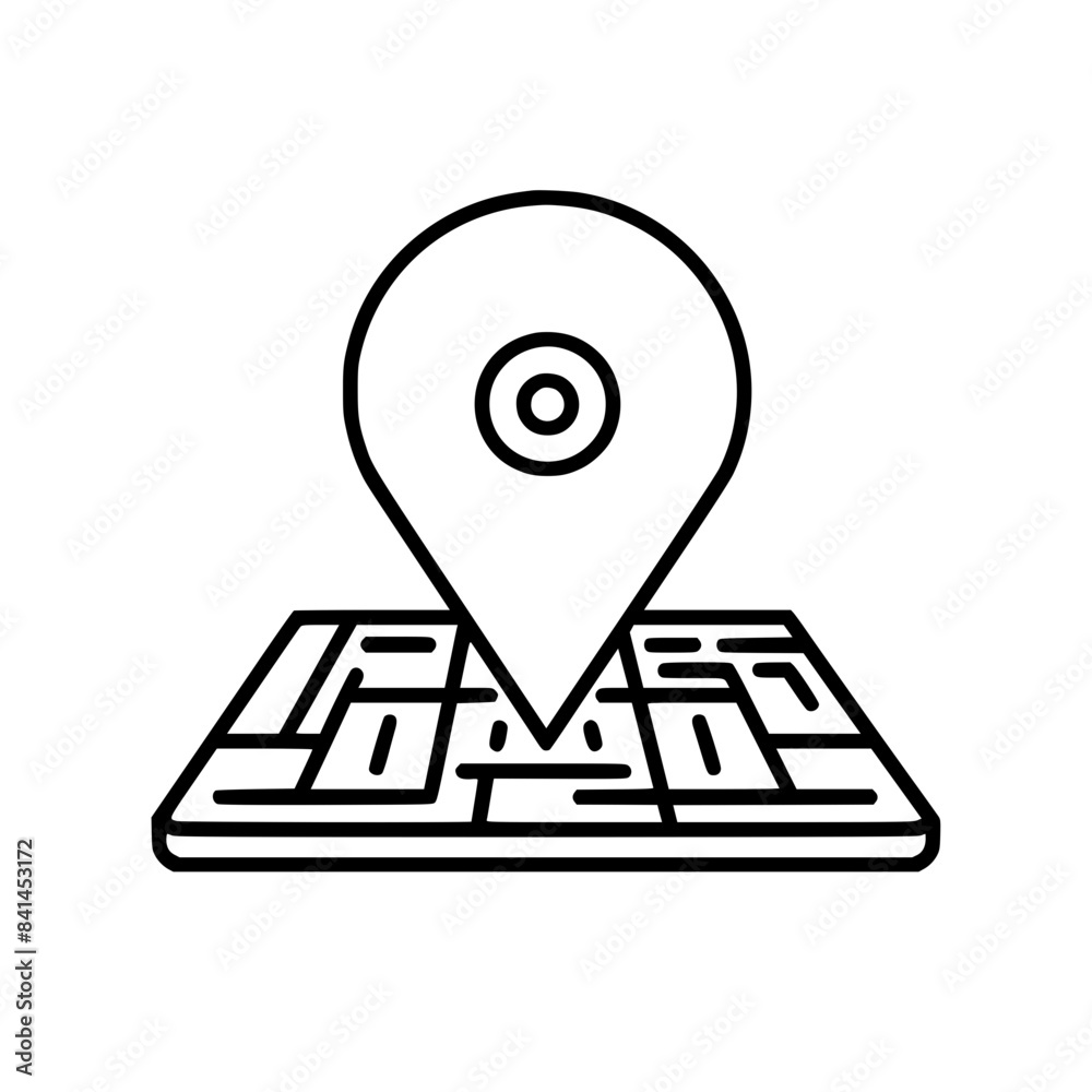 Map icon, direction icon, location icon, pin icon, pointer icon, travel icon, mark icon, marker icon, navigation icon, destination icon, cartography icon, positioning icon, travel destinations icon, a