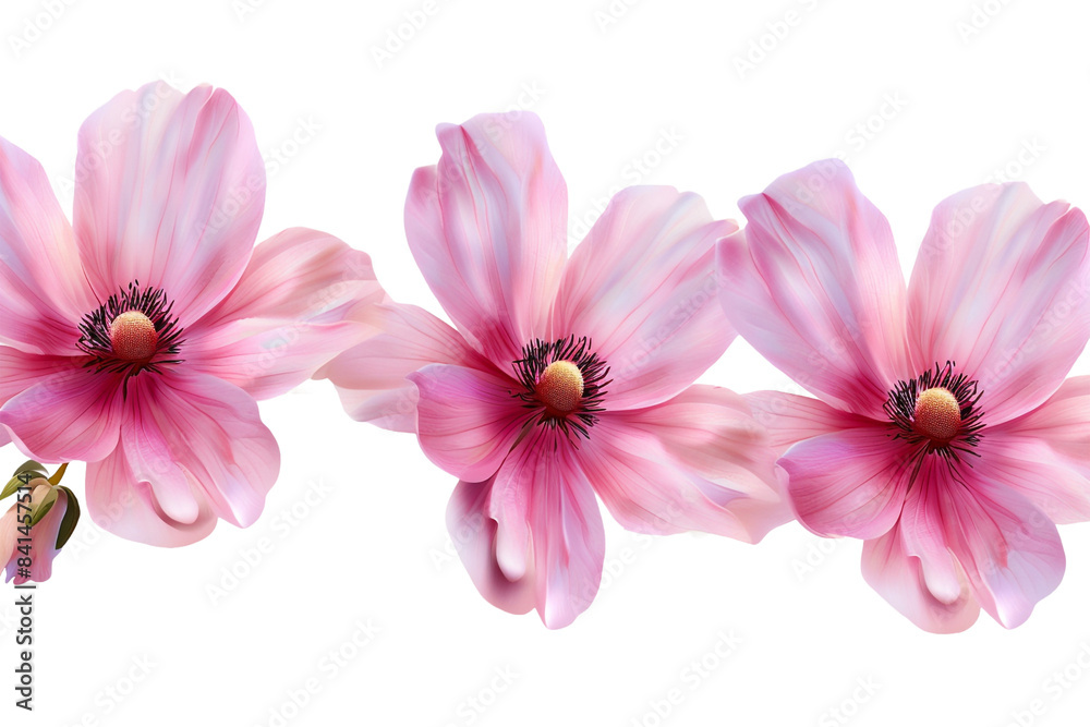 pink flowers isolated on transparent background pink flowers isolated on transparent background