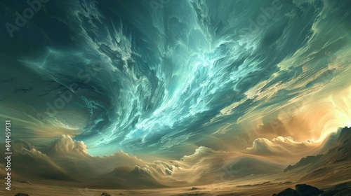 In some regions ancient cultures believed that katabatic winds were the work of powerful spirits blowing down from the heavens. photo