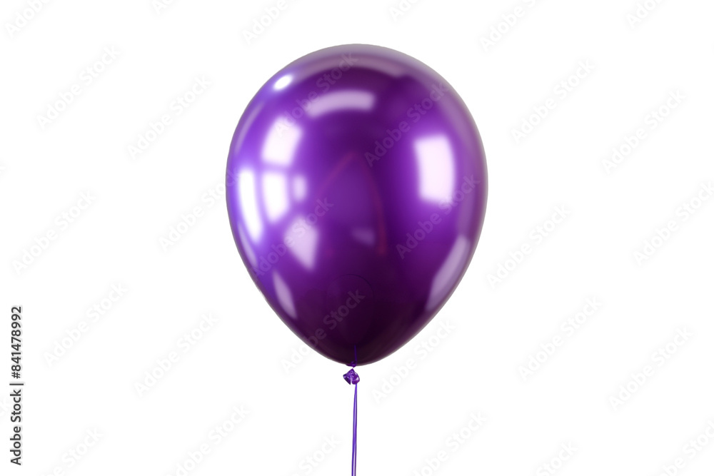 Purple balloons isolated on transparent background Purple balloons isolated on transparent background
