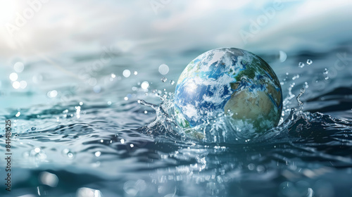 Wallpaper Mural saving water and world environtmental protection conecpt Torontodigital.ca