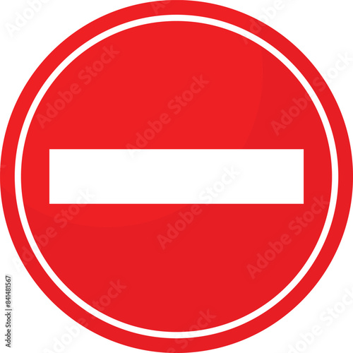 Free Download Red prohibition symbol no mark vector - GFXLoad