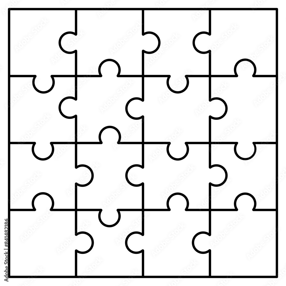 Jigsaw Frame vector Jigsaw Frame vector