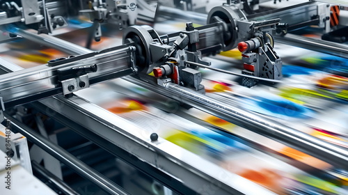 High Speed Printing Press Colorful Paper Production Automation
