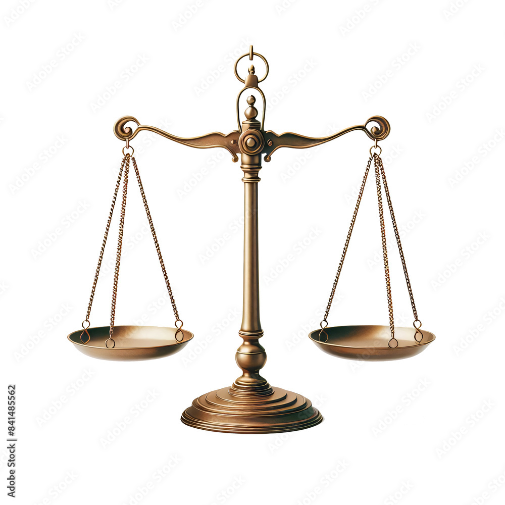 Balance scale isolated on transparent background Balance scale isolated on transparent background