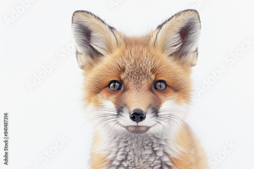 a fox looking at the camera