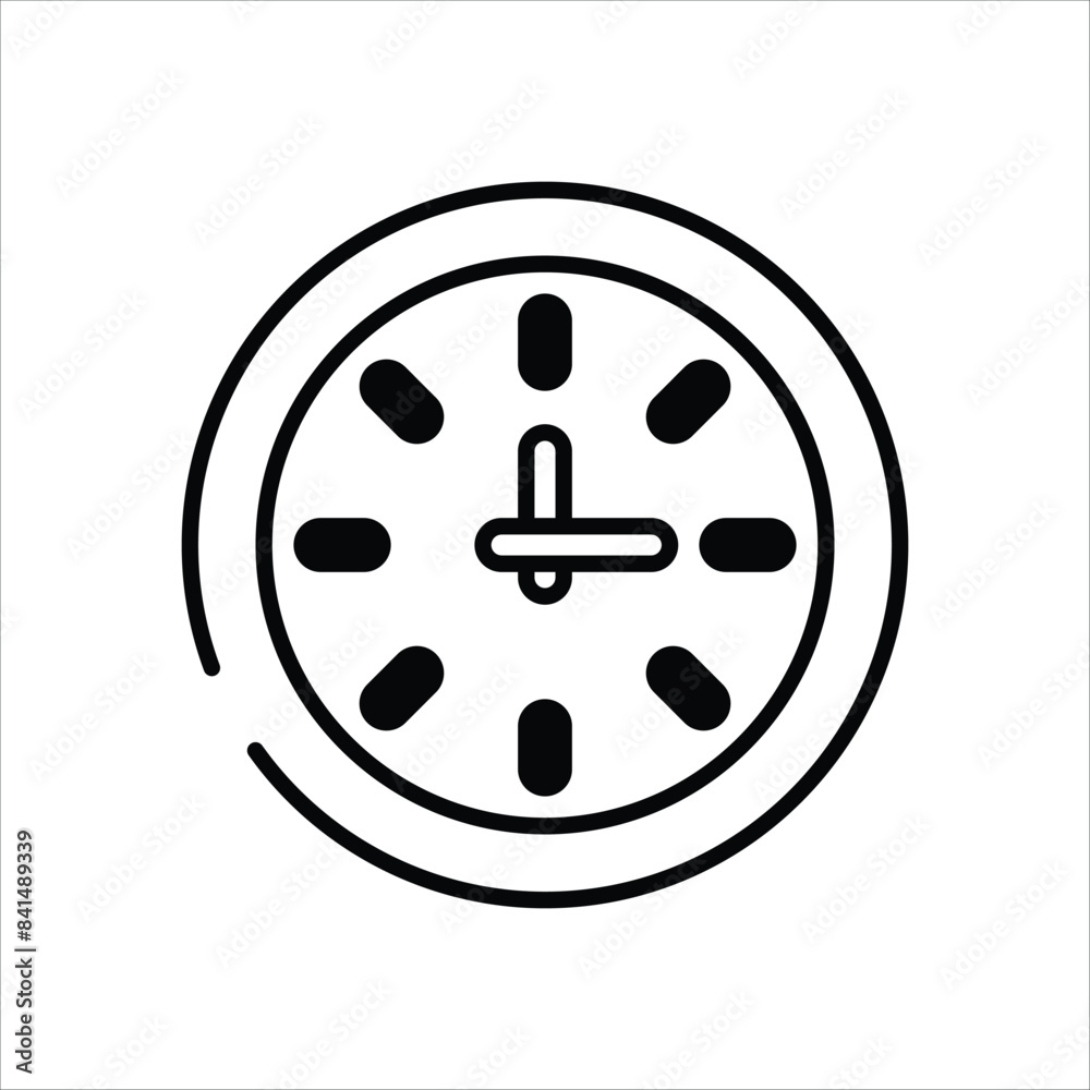 Clock vector icon