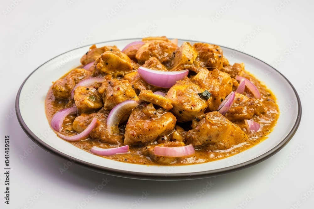 Aromatic No-Butter Chicken with Low-Fat Yogurt Sauce