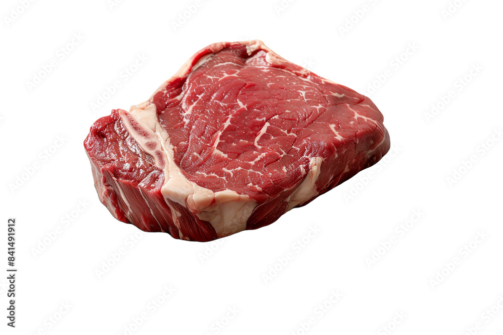 Raw beef steak isolated on transparent background Raw beef steak isolated on transparent background