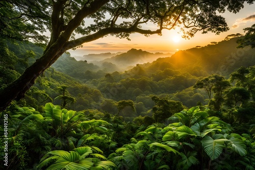 dense green verdant rainforest © Stefan Schurr