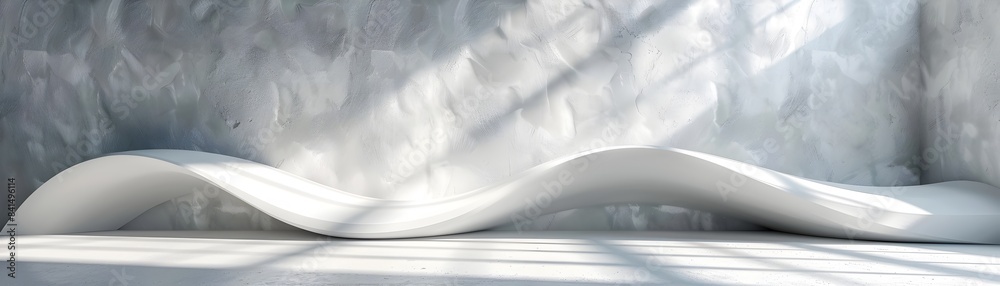 Bright White Seamless Curve Backdrop for Professional Product Presentation Bright White Seamless Curve Backdrop for Professional Product Presentation