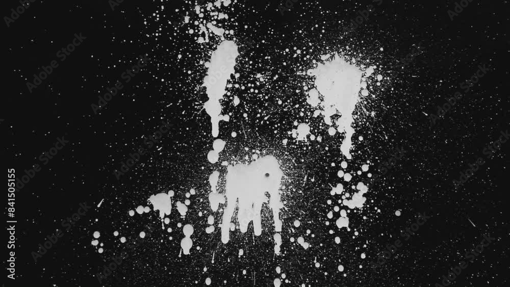 paint spray overlay effect