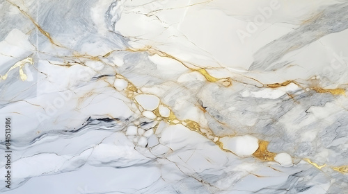 Abstract Marble Art with Gold Accents Elegant Background