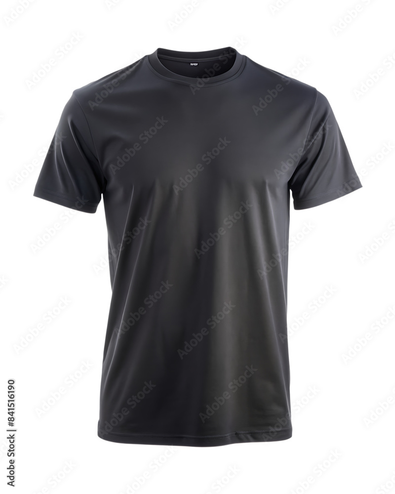 plain black t-shirt PNG front view and back view for mockup in transparent background. AI GENERATED plain black t-shirt PNG front view and back view for mockup in transparent background. AI GENERATED