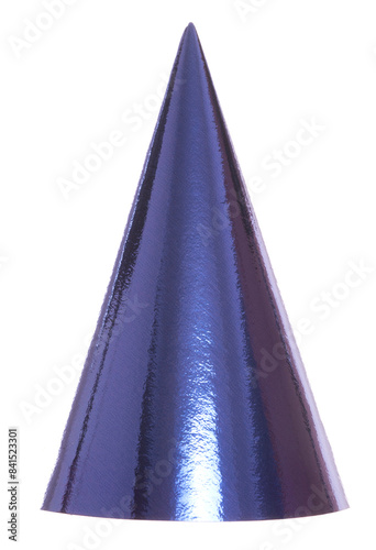 Blue cone party hat