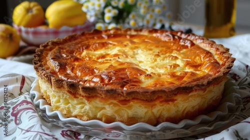 Cottage cheese puff pie made at home © LukaszDesign