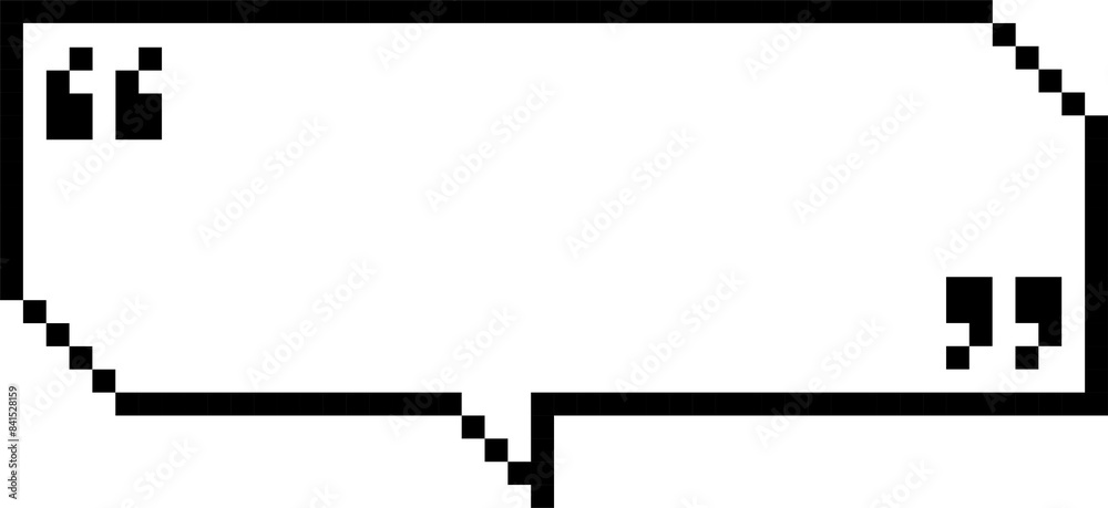 8bit retro game pixel speech bubble balloon with quotation marks, icon sticker memo keyword planner text box banner, flat png transparent element design 8bit retro game pixel speech bubble balloon with quotation marks, icon sticker memo keyword planner text box banner, flat png transparent element design